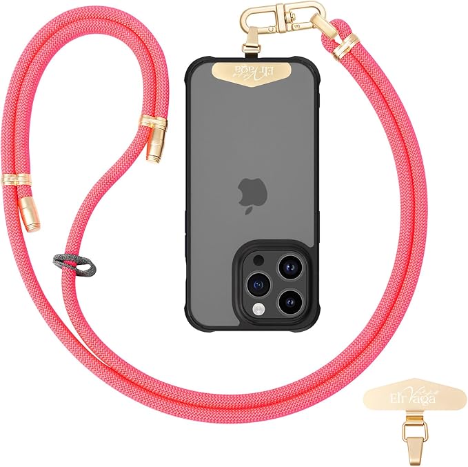 Adjustable Anti-Theft Phone Lanyard - 8mm Mountain Climbing Rope Neck & by Unknown