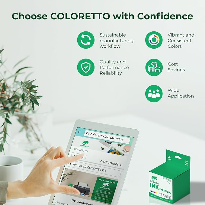 COLORETTO 65XL Black and Color Ink Cartridge - Image 4