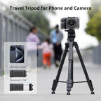 SmallRig CT-07 Aluminum Camera Tripod Stand, 63.4" Travel Tripod - Image 4