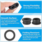 PATIKIL 23mm / 15/16 Inch Drill Hole, 3/4 Inch ID Rubber Grommets - Image 3