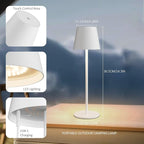 2-Pack White Cordless Table Lamp, Rechargeable LED Desk Lamp, 5000mAh Battery - Image 7