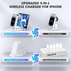Wireless Charger for iPhone - 5 in 1 Charging Station for Multiple Devices - Image 2
