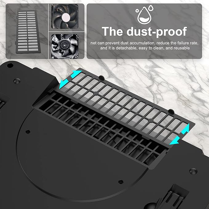 IETS GT500 Powerful Turbo-Fan Laptop Cooling Pad - Image 4