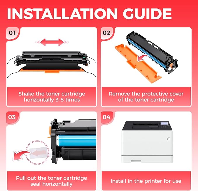 046 Toner Cartridge Set 4-Pack MF733Cdw Toner Replacement - Image 4