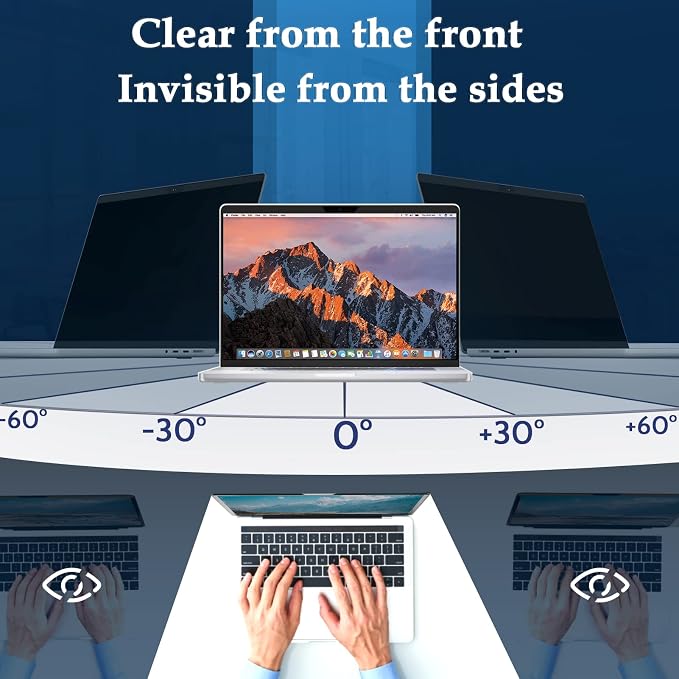 Privacy Screen MacBook Pro 13 Inch and MacBook Air 13 In, Magnetic Removable - Image 3