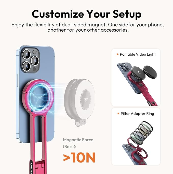 ULANZI MA30 Magnetic Phone Tripod Stand - Image 6