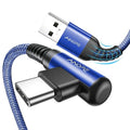 1.6FT USB to USB C Cable, 3.1A C Charger Cable Fast Charging Right Angle by AINOPE10yearsforphoneaccessories