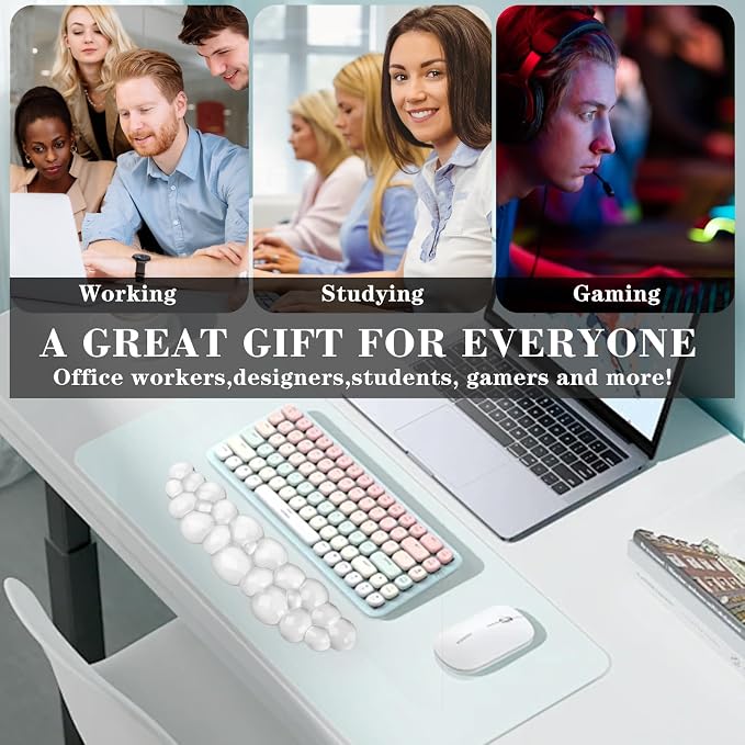 Gel Cloud Keyboard Wrist Rest, Cute Wrist Support and Arm Support Keyboard Rest - Image 7