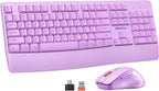 MEETION Wireless Keyboard and Mouse, Full-Sized Cordless Keyboard by MEETION