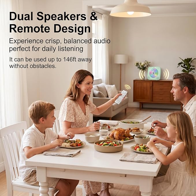 Gueray CD Player Portable Rechargeable: CD Players - Image 5