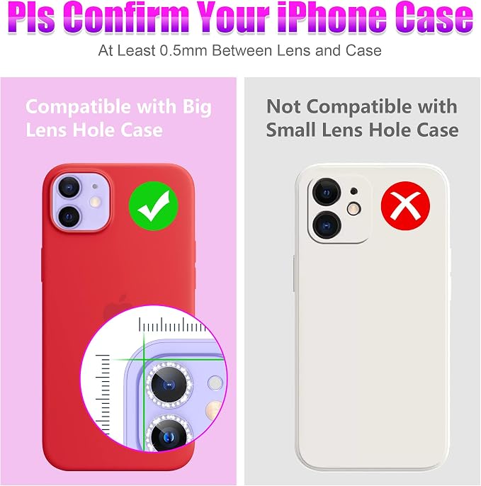 AGVEE 3+3 6 Pack Camera Lens Cover Protector - Image 3