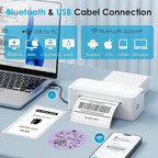 Shipping Thermal Label Printer, 4x6 Portable Label Printer, Support iPhone - Image 2