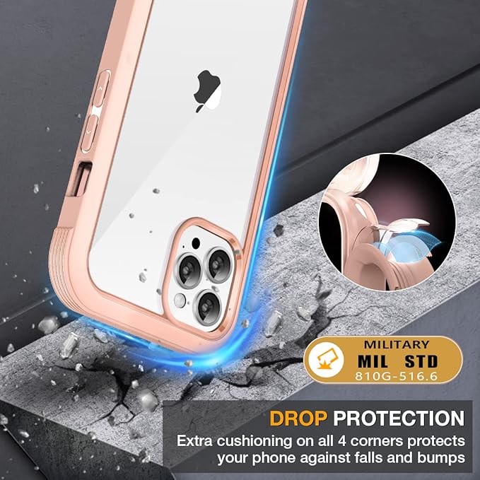 Miracase Glass Case for iPhone 13 Pro Max 6.7 inch, Upgrade Full-Body Clear - Image 5