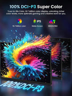 Newsoul Portable Monitor 4K, 120Hz Gaming Monitors 3840 * 2160 UHD, 100% DCI-P3 - Image 5