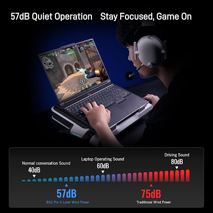 Flydigi BS2 Pro Laptop Cooling Pad RGB - Image 3