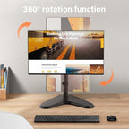 KKTONER Single Computer Monitor Stand Metal Base Free Standing Desk Vesa Mount - Image 6