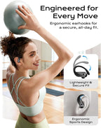 KTGEE Bluetooth Headphones 5.4 Sports Wireless Earbuds - Image 6