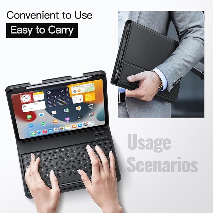 JETech Keyboard Case for iPad Air 11-Inch M3/M2, iPad Air 5th/4th - Image 6