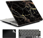 Black Gold Marble Laptop Cover Compatible by AMCJJ