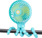 Portable Stroller Fan Personal rechargeable USB Fans by OGAJO