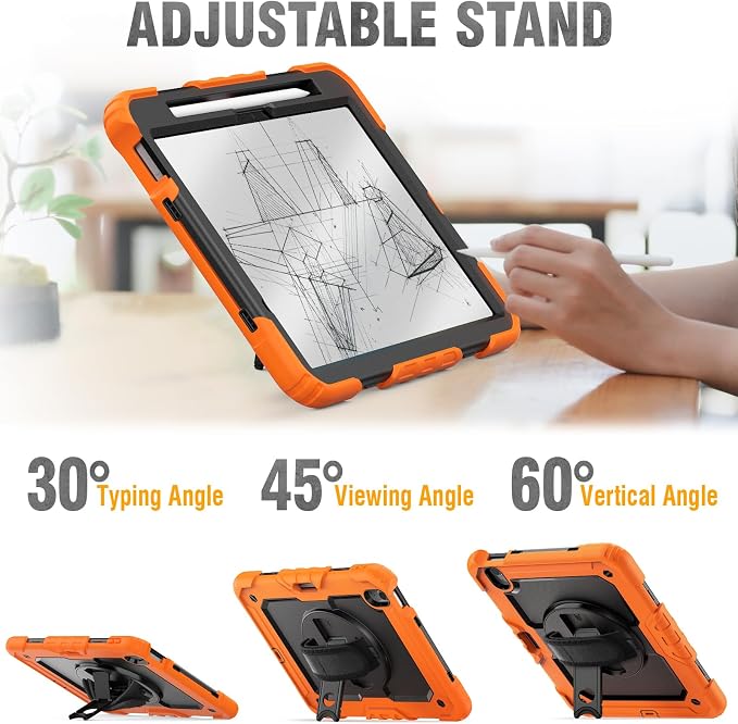 HXCASEAC Case for iPad Air 11 inch, Shockproof Design - Image 5