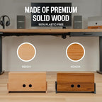 Extra Large Cable Management Box, Wood Cord Hider Box & Organizer - Image 2