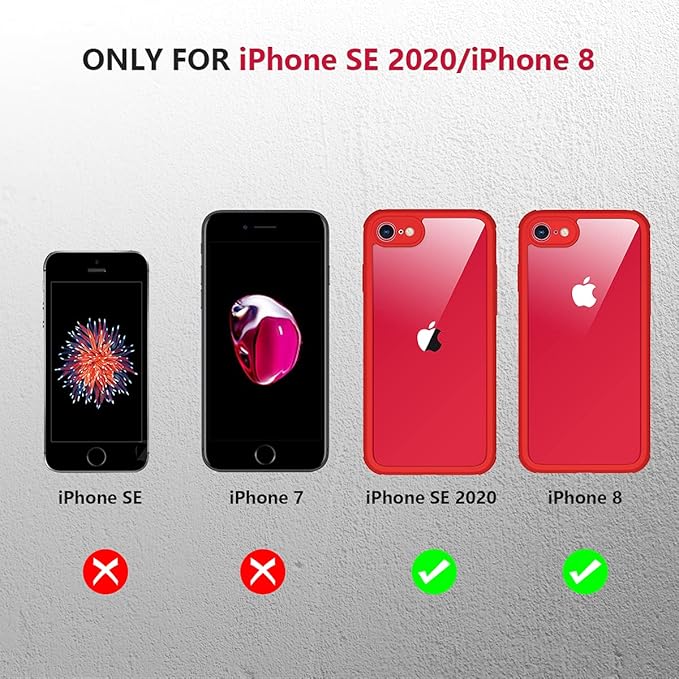 Miracase for iPhone SE Phone Case 3rd/2nd Generation 2022 2020 Full-Body - Image 6