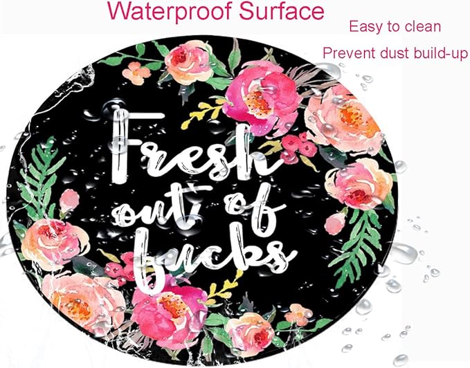 Mouse Pad Floral, Fashion Funny Wording - Image 4
