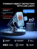 CHGeek Wireless Car Charger, 15W Fast Charging Auto Clamping Car Charger Phone - Image 9
