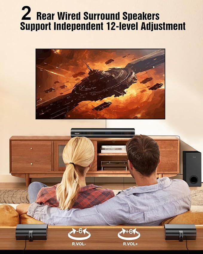 Hiwill 5.1ch Dolby Atmos Soundbar - Image 6