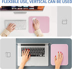 Pink Mouse Pad, Nice and Cute Mouse Pad, Splash-Proof Textured 10.2 x 8.2Inch - Image 2