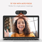 NUROUM V15AF 2K Webcam for PC, 1080P 60fps Autofocus HD Webcam - Image 7