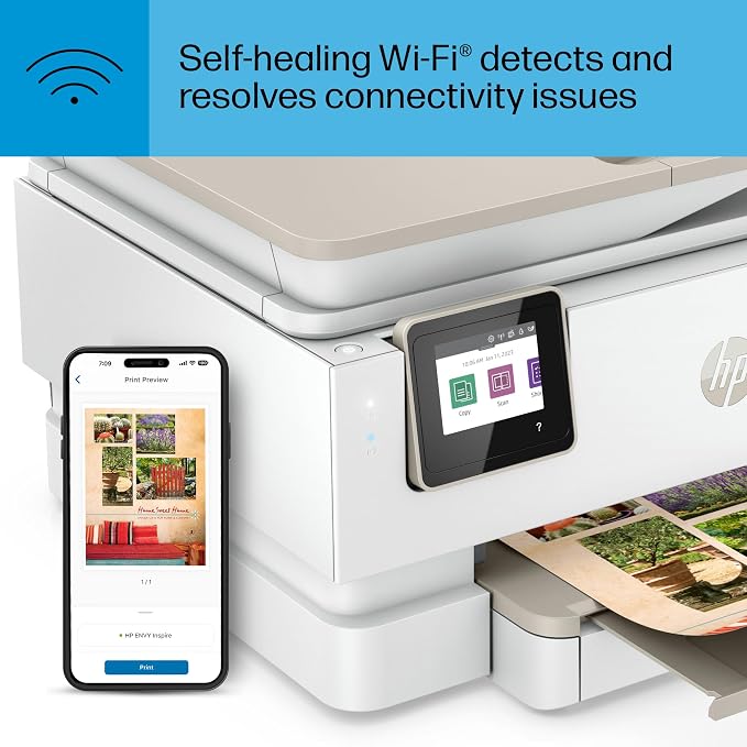 HP ENVY Inspire 7955e Wireless Color Inkjet Printer, Easy setup, Mobile printing - Image 15