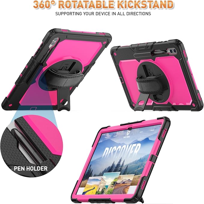 Timecity Case for Samsung Galaxy Tab S10 Ultra/ S9 Ultra/ S8 Ultra Tablet Case - Image 6