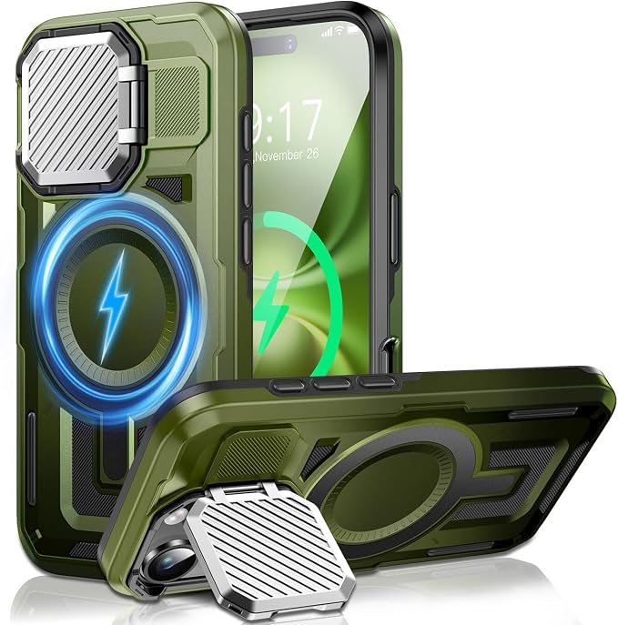 Camera Stand Case for iPhone 16 Plus, 2024 Version Military Grade Protective by Unknown