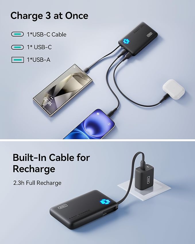 INIU Portable Charger, Slim 10000mAh Power Bank - Image 7