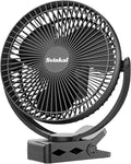 Portable Clip on Fan 10000mAh Battery Powered, USB Type C, Supports 720° by FocusedUSBsmallappliances