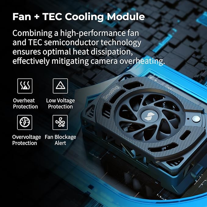 SMALLRIG R50 V / R6 II/ R5C / R50 / PowerShot V1 Camera External Cooling System - Image 5
