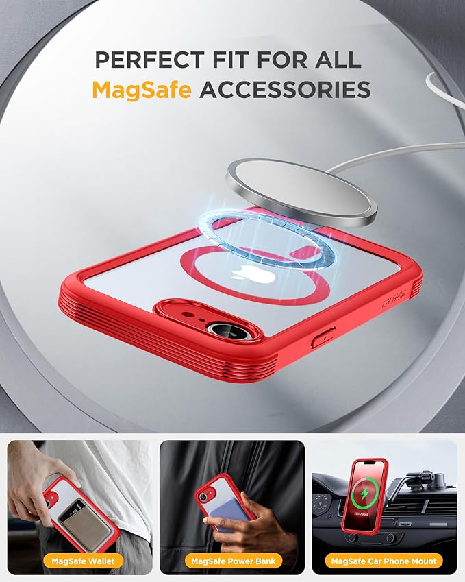 Miracase Magnetic for iPhone 16e Case Full-Body Phone - Image 5