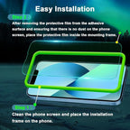 Blue Light Screen Protector for iPhone 13 mini, Eye Protection, Tempered Glass - Image 6