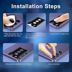 for Samsung Galaxy S25 Plus Camera Lens Protector, Individual Metal Ring - Image 6