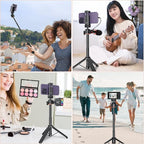 VRIG 21.6" Extension Pole Tripod, Mini Selfie Stick Tripod Stand Handle Grip - Image 8