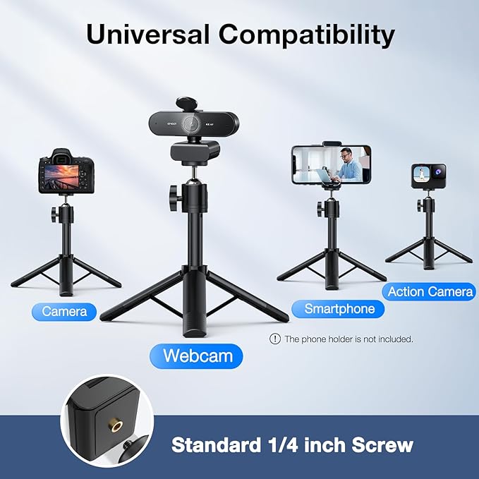 EMEET NOVA 4K Webcam with Tripod - Image 2