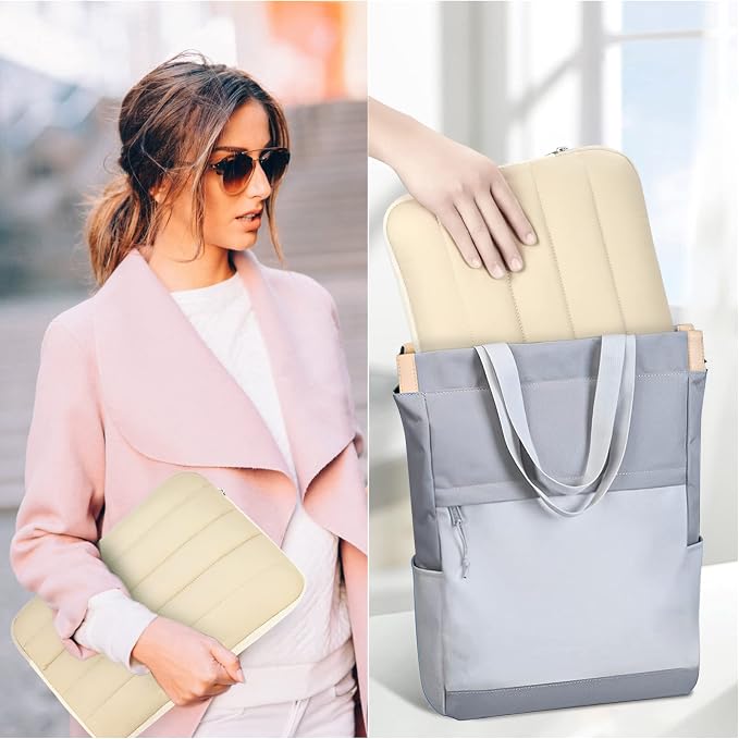 Laptop Sleeve Bag, 15 15.6 16 Inch TSA Laptop Bag Protective Sleeve Waterproof - Image 6