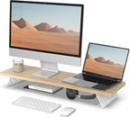 Fenge Monitor Stand Riser, 31.5 Inch Desk Top Shelf by Fenge
