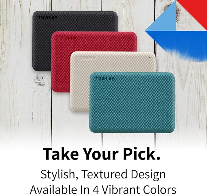 Toshiba Canvio Advance 4TB Portable External Hard Drive USB 3.0 - Image 2