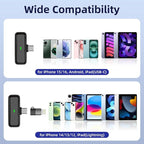 Wireless Microphone for iPhone Android Lav Mic USB C Lavalier Microphone Type C - Image 4