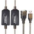75 FT USB Extension Cable, USB 2.0 Type A Male to A Female Active Repeater - Image 2