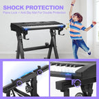 Keyboard Stand Piano Duty Stand Z Style Adjustable Keyboard Holder Piano - Image 4