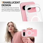 Magnetic for Google Pixel 9/Pixel 9 Pro Case, Shockproof Slim Translucent Matte - Image 4